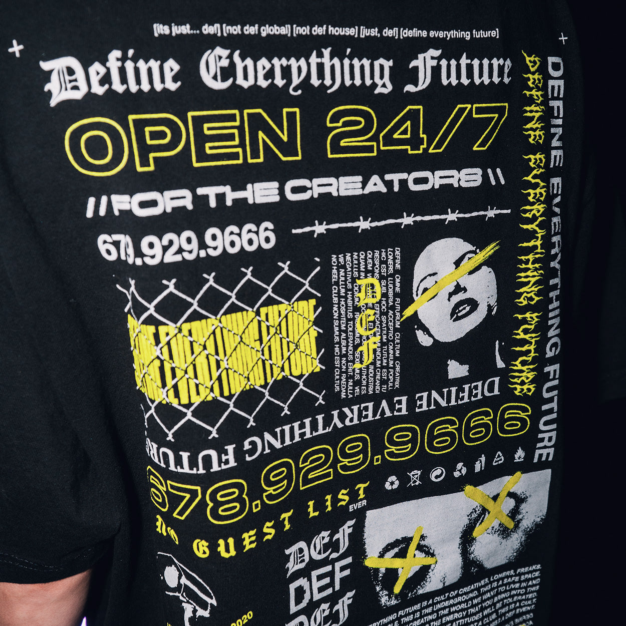 Open 24-7 Crew Shirt (Gold)