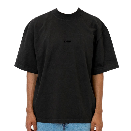 Mockneck Tee (Off-Black)